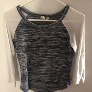 Pacsun long sleeve heather blue shirt